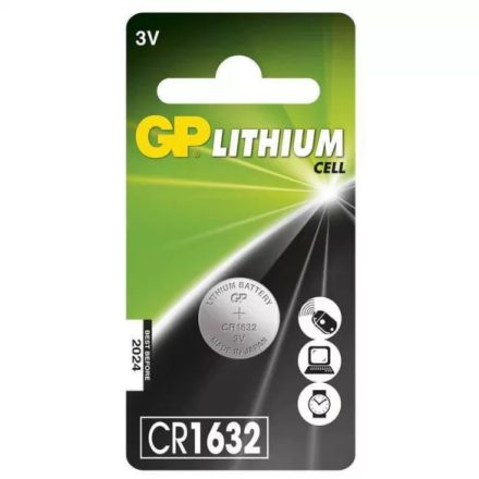 GP: Lithium - Gombelem CR1632 3V