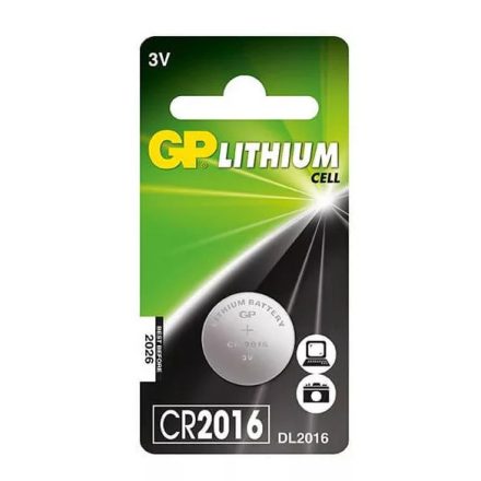GP: Lithium - Gombelem CR2016 3V