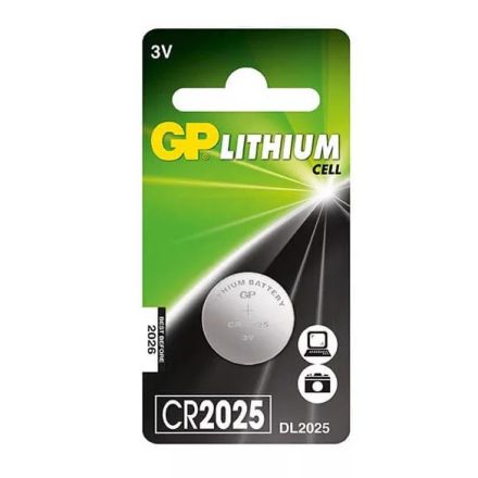 GP: Lithium - Gombelem CR2025 3V