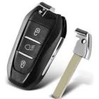 Citroen Peugeot Opel 3 gombos szabadkezes kulcs 433 mhz ID51/A4