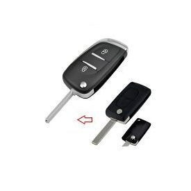 Citroen, Peugeot  2 gombos módosított kulcsház 