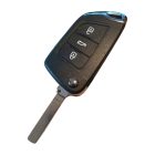 Citroen, Peugeot 3 gombos bicskakulcs átalakító elemtartós HU83 kulcsszárral