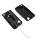 Citroen, Peugeot 3 gombos bicskakulcs átalakító elemtartós HU83 kulcsszárral