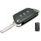 Citroen, Peugeot 3 gombos bicskakulcs átalakító elemtartó nélkül VA2 kulcsszárral