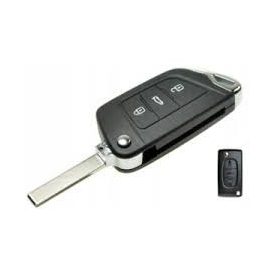   Citroen, Peugeot 3 gombos bicskakulcs átalakító elemtartó nélkül VA2 kulcsszárral