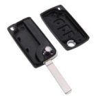 Citroen, Peugeot 3 gombos bicskakulcs átalakító elemtartó nélkül VA2 kulcsszárral
