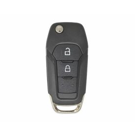 Ford 2 gombos kulcsház elemtartós HU101 kulcsszárral