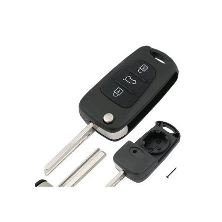 Hyundai, KIA 2008-2014 távirányítóház 3 gombos HYN17R