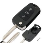 Hyundai,  KIA 3 gombos kulcsház HYN14R kulcsszárral