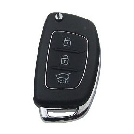 Hyundai Flip kulcsház 3 gombos TOY48/KIA7 pengével