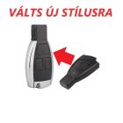 Mercedes 3 gombos átalakító kulcsház 