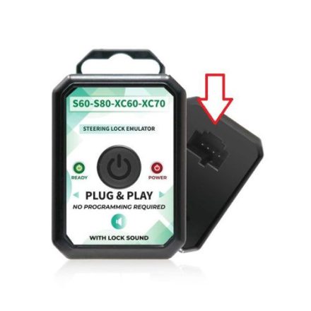 Volvo S60 S80 XC60 XC70 kormányzár emulátor zárhanggal