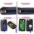 Citroen, Peugeot  3 gombos módosított kulcsház  