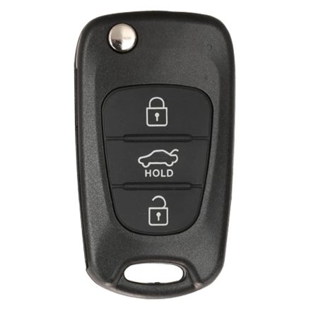 Hyundai,  KIA 3 gombos kulcsház KIA7/TOY48 kulcsszárral