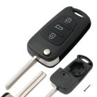 Hyundai,  KIA 3 gombos kulcsház KIA7/TOY48 kulcsszárral