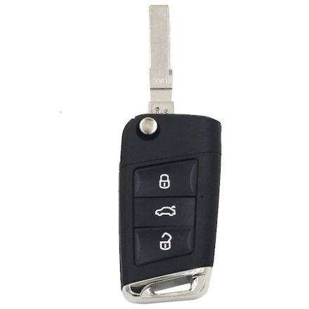 Volkswagen Seat Skoda 3 gombos kulcsház