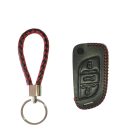 Bőr tok Peugeot Flip távirányító kulcshoz 3 gombos PG-C