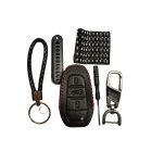 Bőr tok Peugeot Citroen távirányító kulcshoz 3 gombos