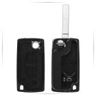 Citroen, Peugeot, Fiat, Toyota 2 gombos kulcsház, elemtartós HU83