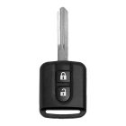 Nissan 2 gombos szögletes távirányítóház