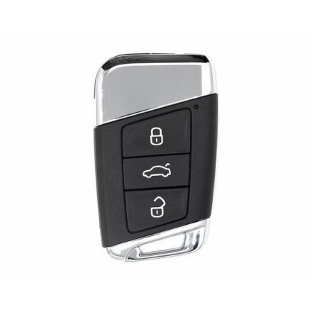 VW Seat Skoda 3 gombos kulcsház HU162 kulcsszárral