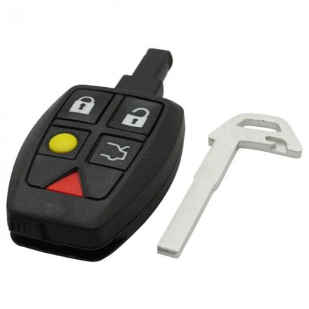 Eredeti Volvo C30 C70 S40 V50  4+1 gombos ID48-as 433Mhz-es kulcs 