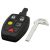 Eredeti Volvo C30 C70 S40 V50  4+1 gombos ID48-as 433Mhz-es kulcs 